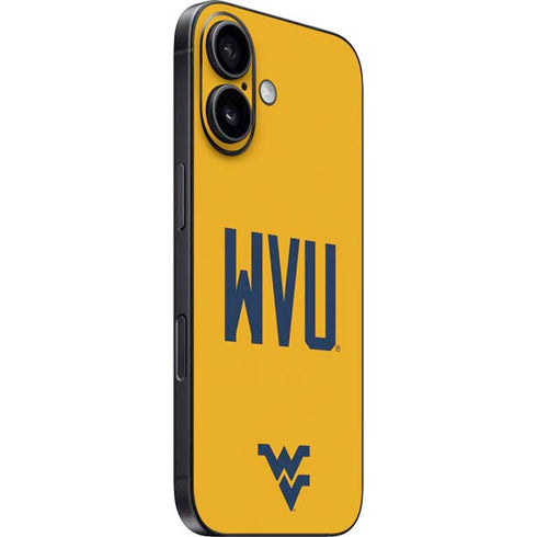 West Virginia University WVU iPhone 16 Plus Skin